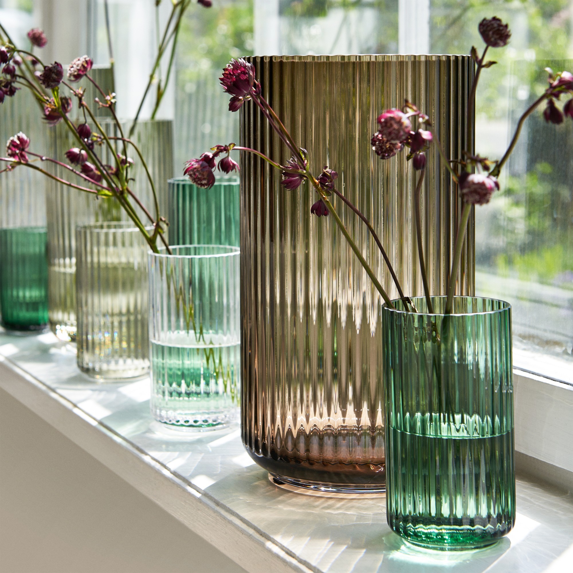 Lyngby Glass Vase, 6.1"