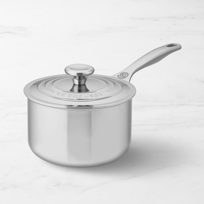 Le Creuset Stainless-Steel Saucepan, 2-Qt.