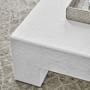 Matte White Square Coffee Table