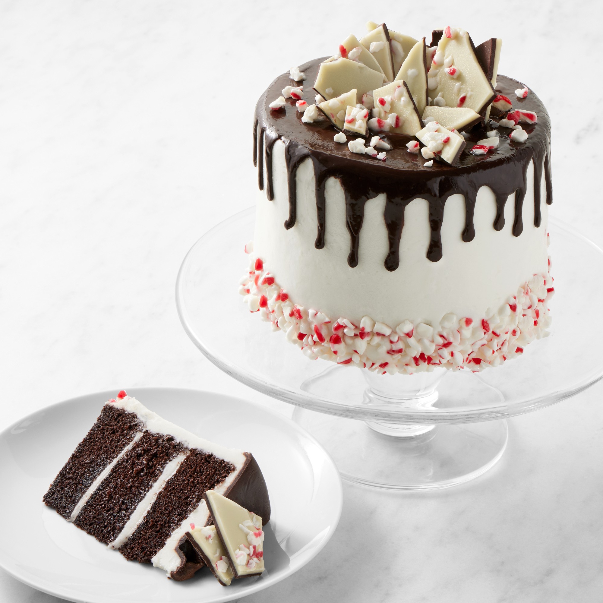 Williams Sonoma Peppermint Bark Cake, Serves 8-10