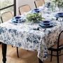 Blue White Tablecloth