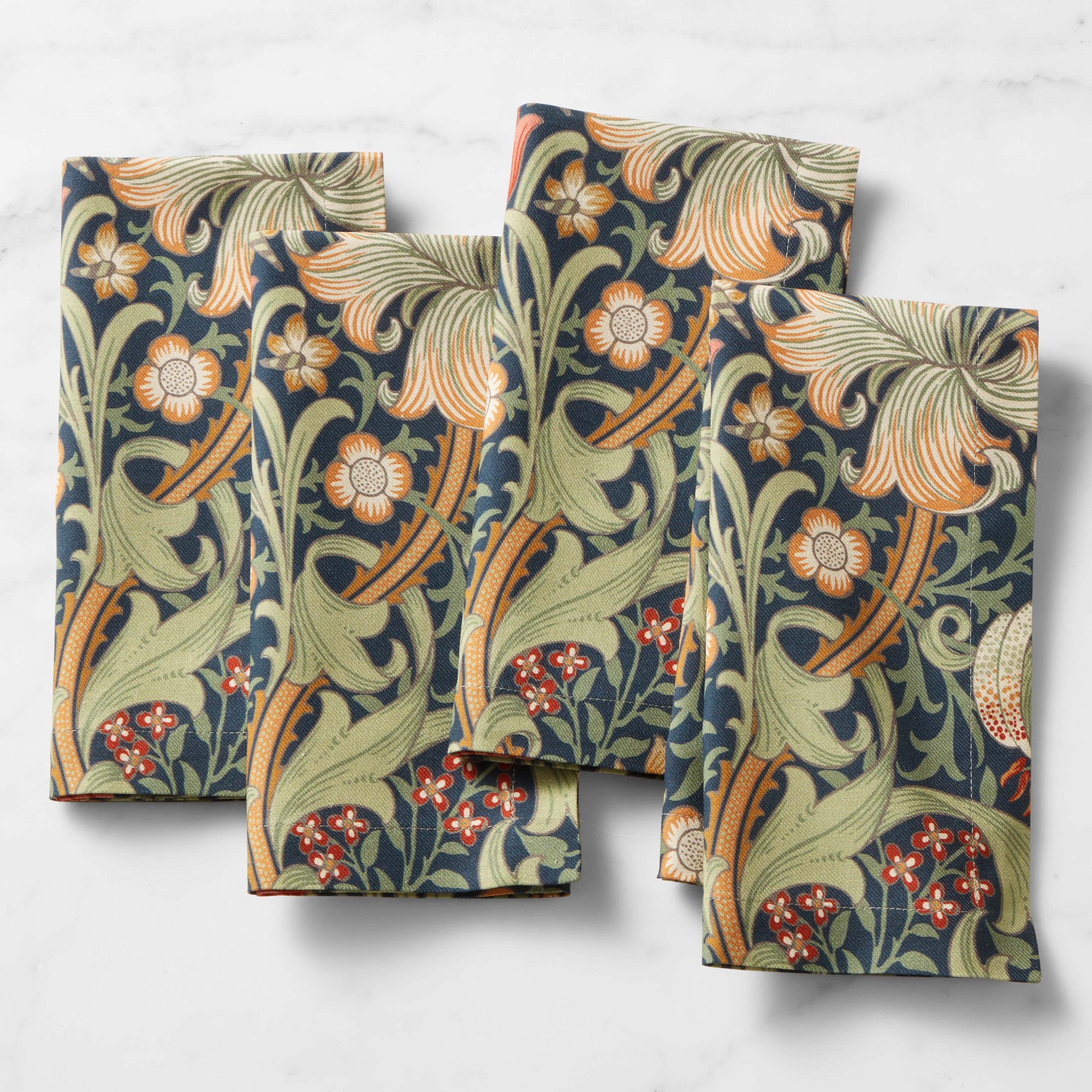 Morris & Co. x Williams Sonoma Golden Lily Napkins, Set of 4