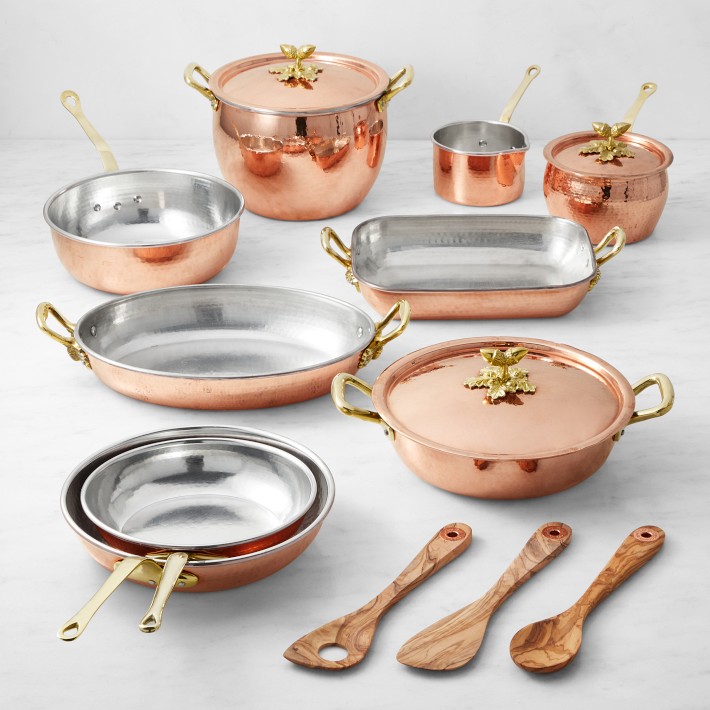 Ruffoni Historia Hammered Copper 15-Piece Cookware Set | Williams Sonoma