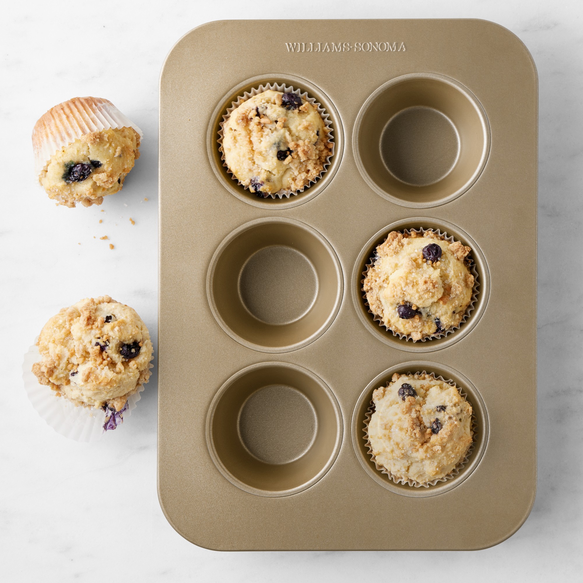 Williams Sonoma Goldtouch® Pro Nonstick XL Muffin Pan, 6-Well