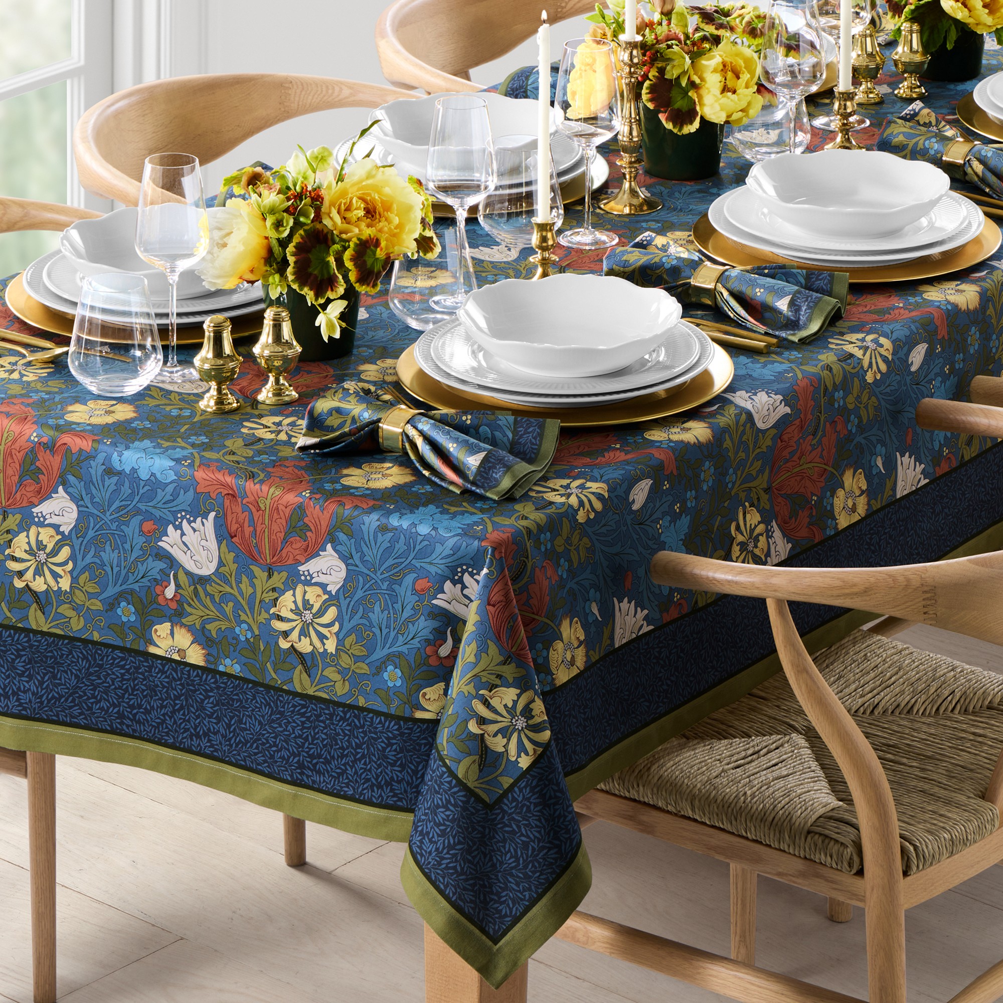 Williams Sonoma x Morris & Co. Compton Tablecloth