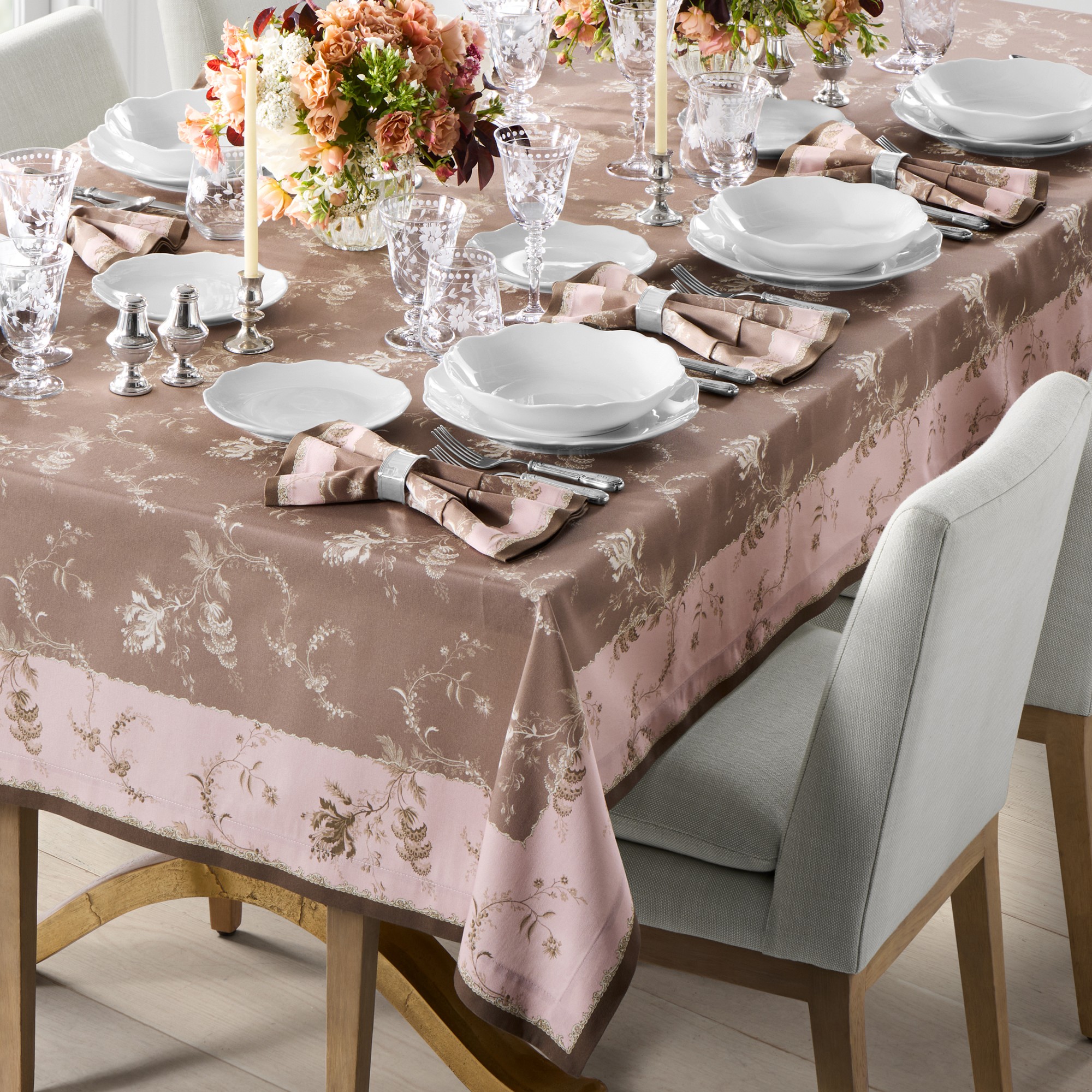Delicate Floral Tablecloth