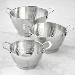 Williams Sonoma Stainless-Steel Colander, 5 Qt