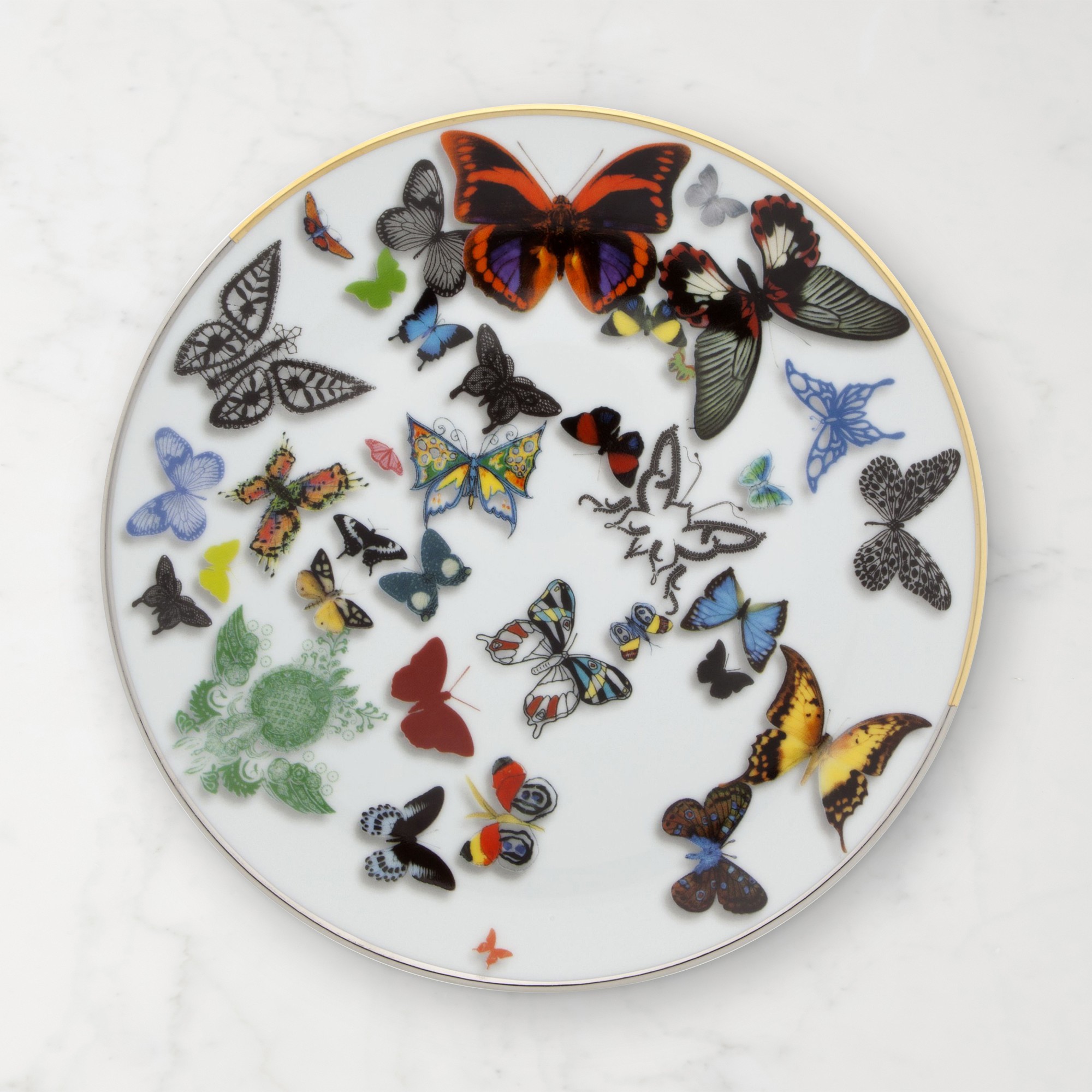Christian Lacroix Butterfly Parade Salad Plates, Set of 4