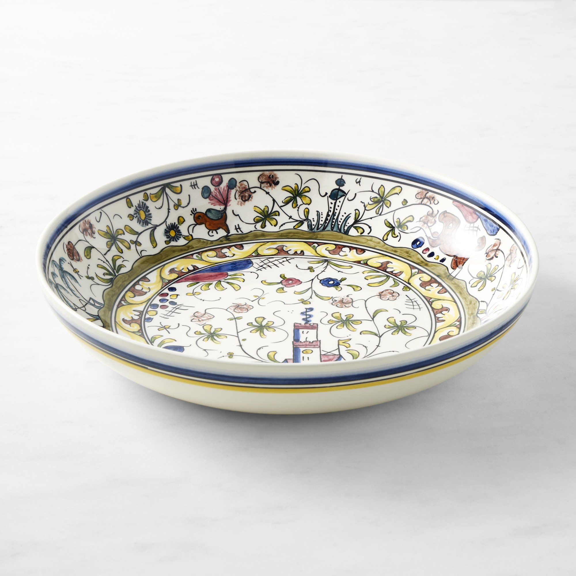 Provence Hand Painted Serving Bowl