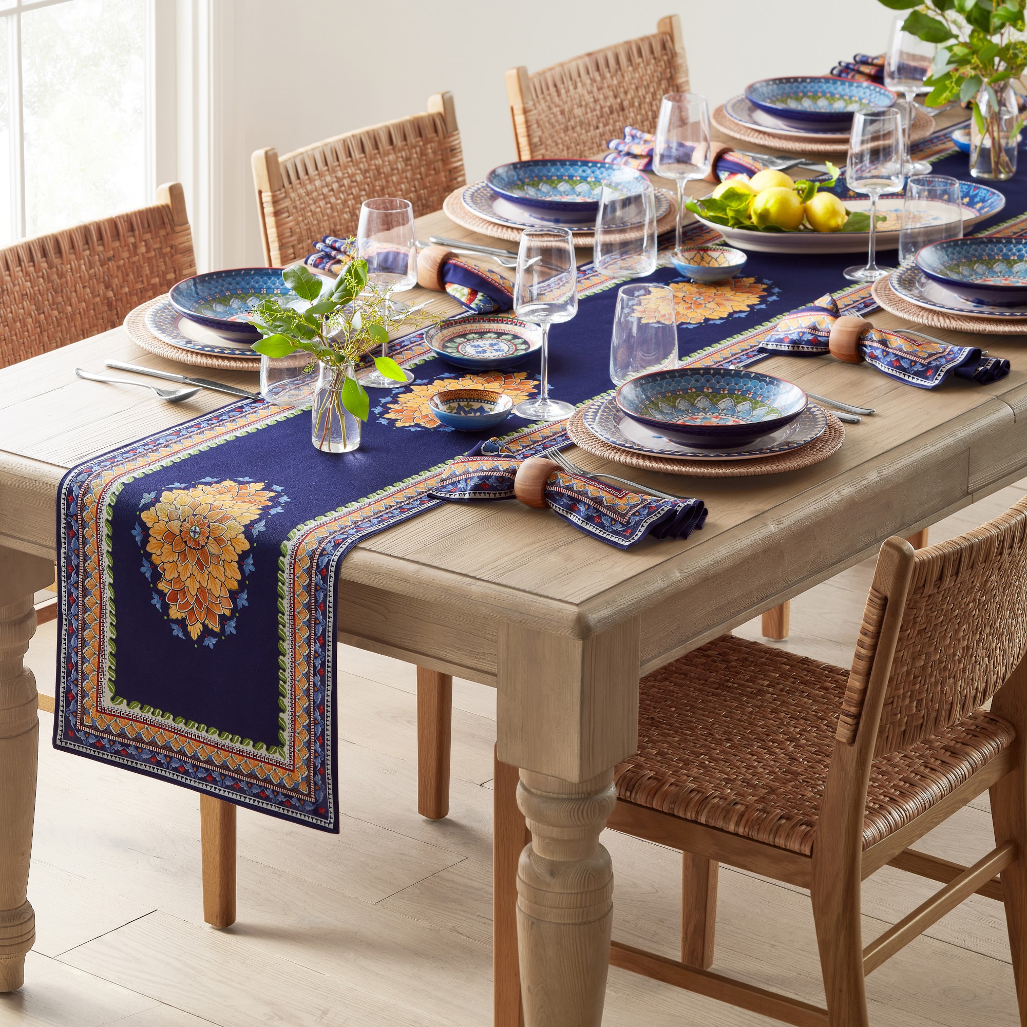 Milazzo Sicily Table Runner