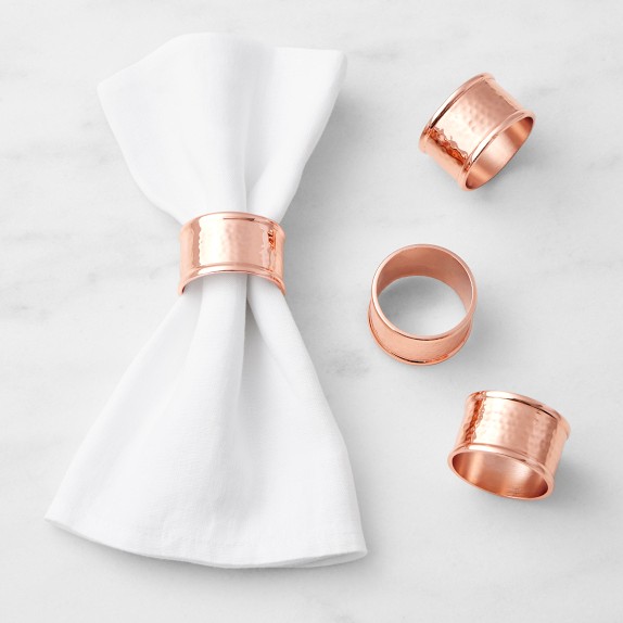 COPPER NAPKIN RINGS main image 1