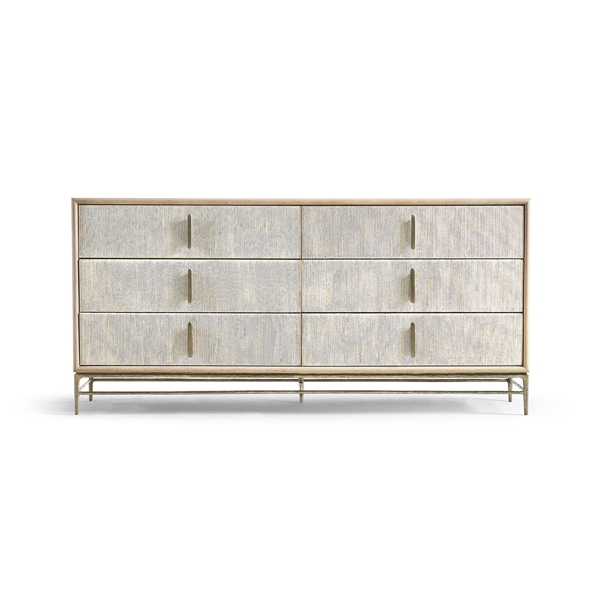 Jonathan Charles 6-Drawer Clapotis Danish Cord Double Dresser