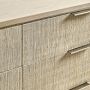 Jonathan Charles Seiche 6-Drawer Grass Cloth Dresser (68&quot;)