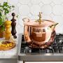 Ruffoni Historia Disney&#169; Hammered Copper Stockpot with Mickey Knob, 7 1/2-Qt.