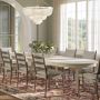 Jonathan Charles Synodic Swedish Extendable Round Dining Table (44&quot;-140&quot;)