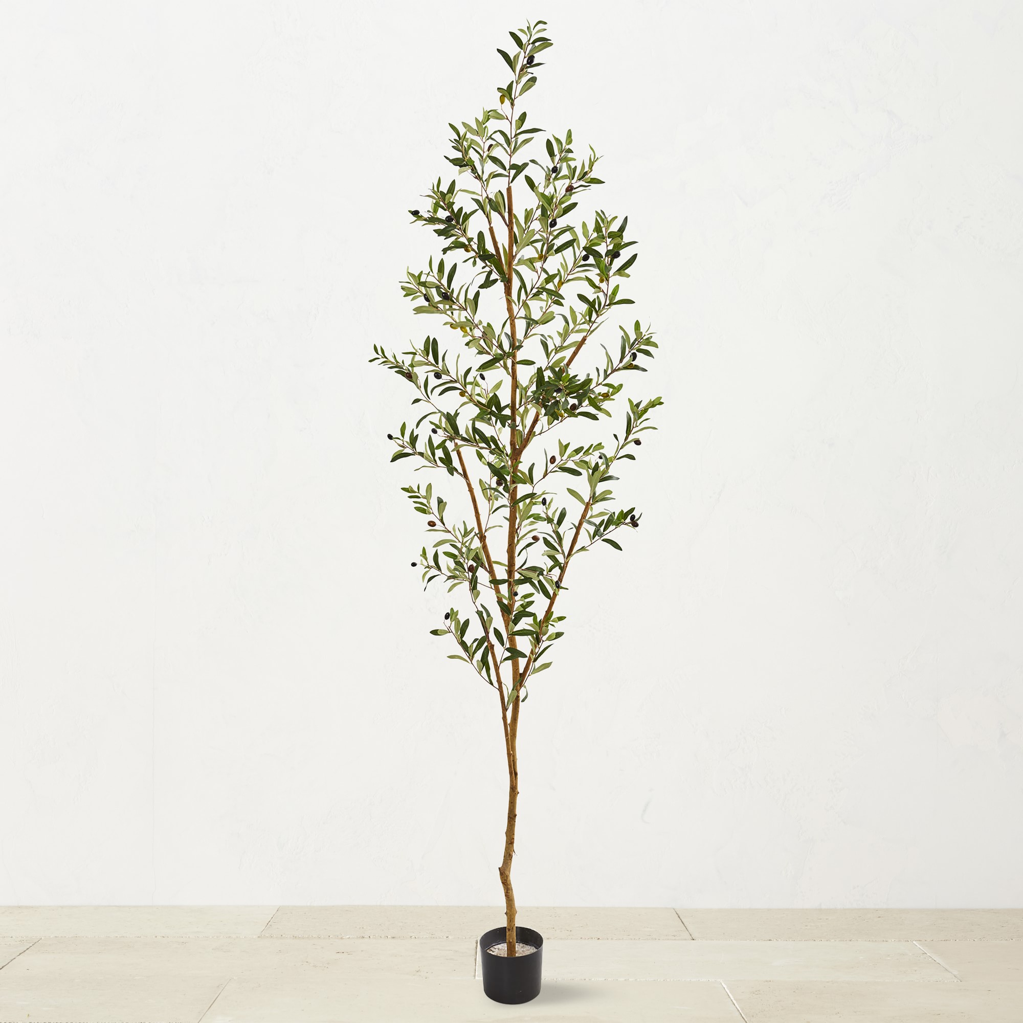 Faux Indoor Olive Tree, 6.8'