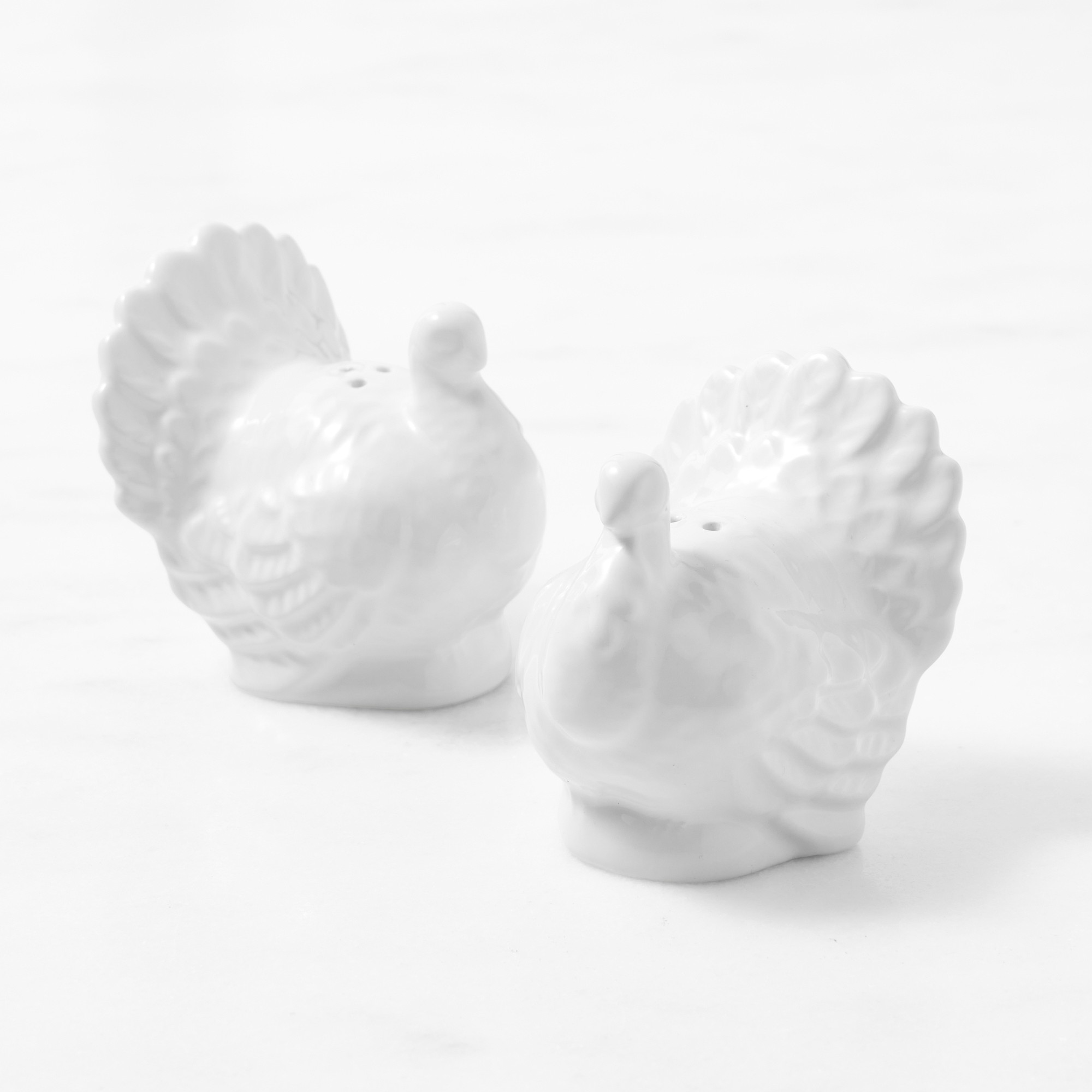 Porcelain Turkey Salt & Pepper Shakers