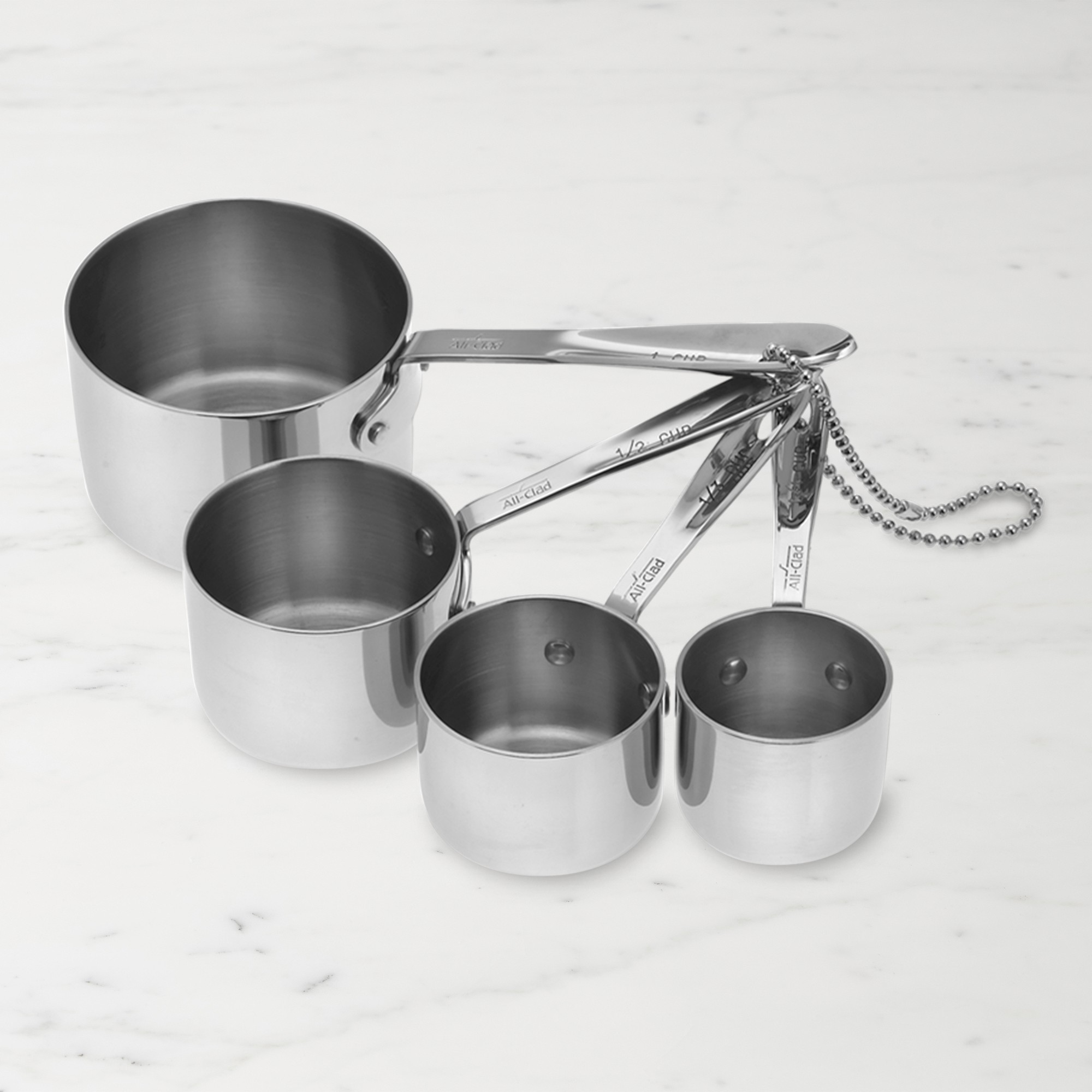 All-Clad Stainless-Steel Measuring Cups & Spoons