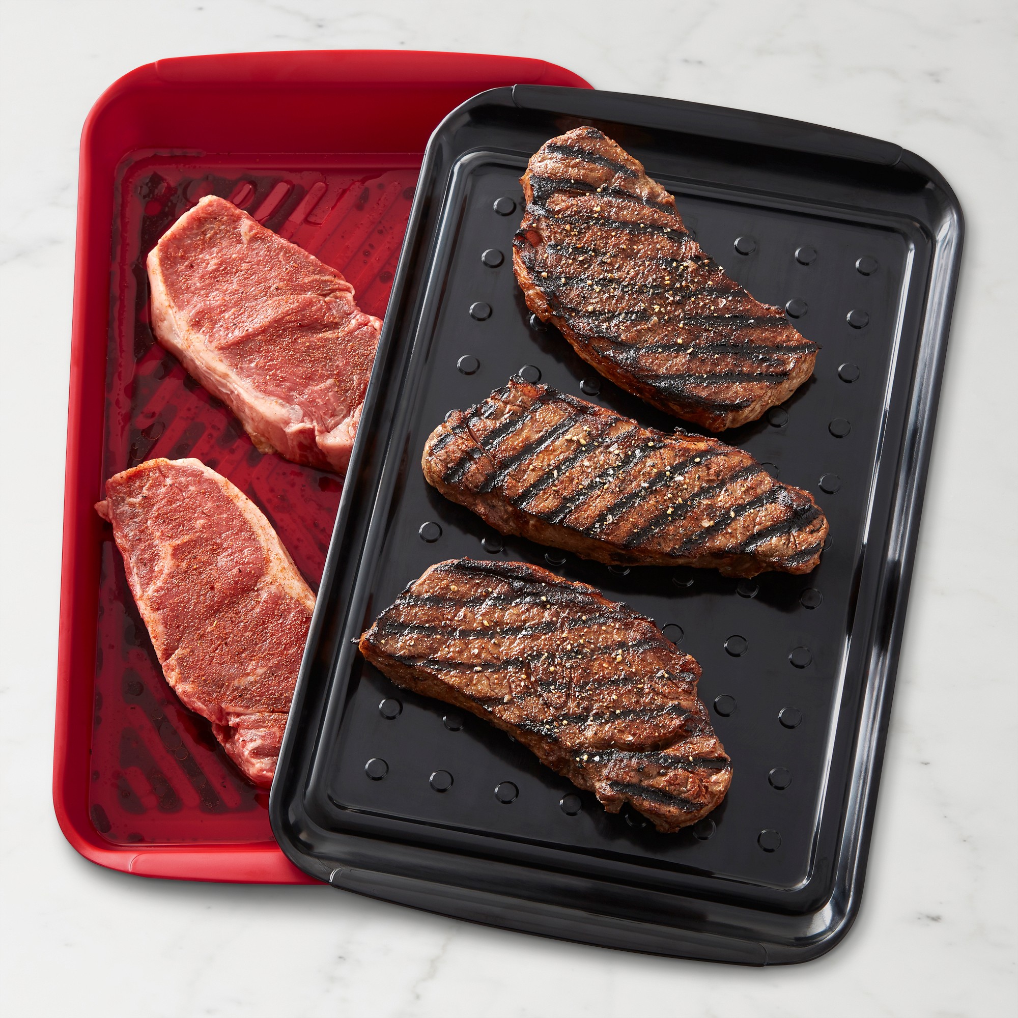 Williams Sonoma Grill Marinade & Prep Tray Set