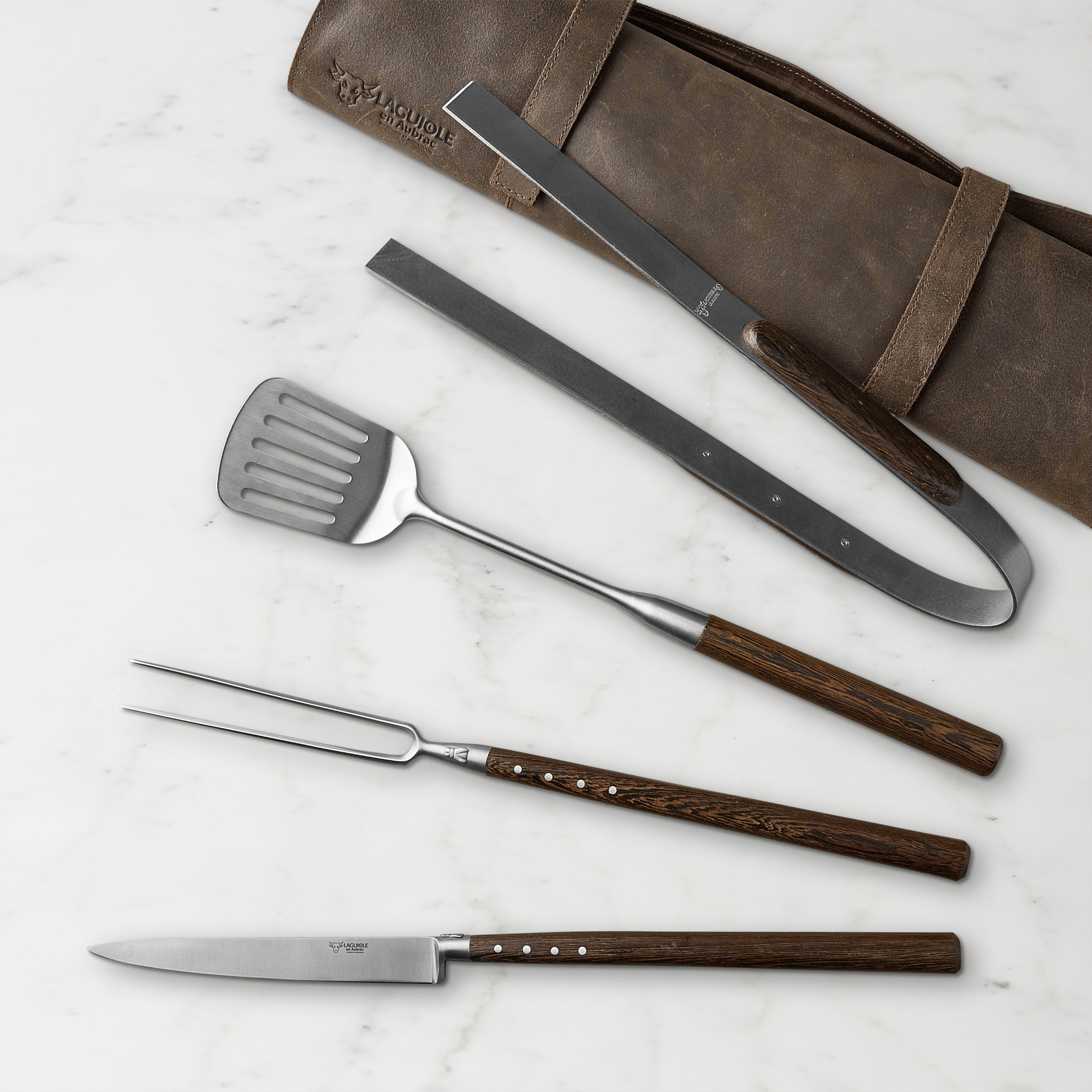 Laguiole en Aubrac 4-Piece Grill Tool Set