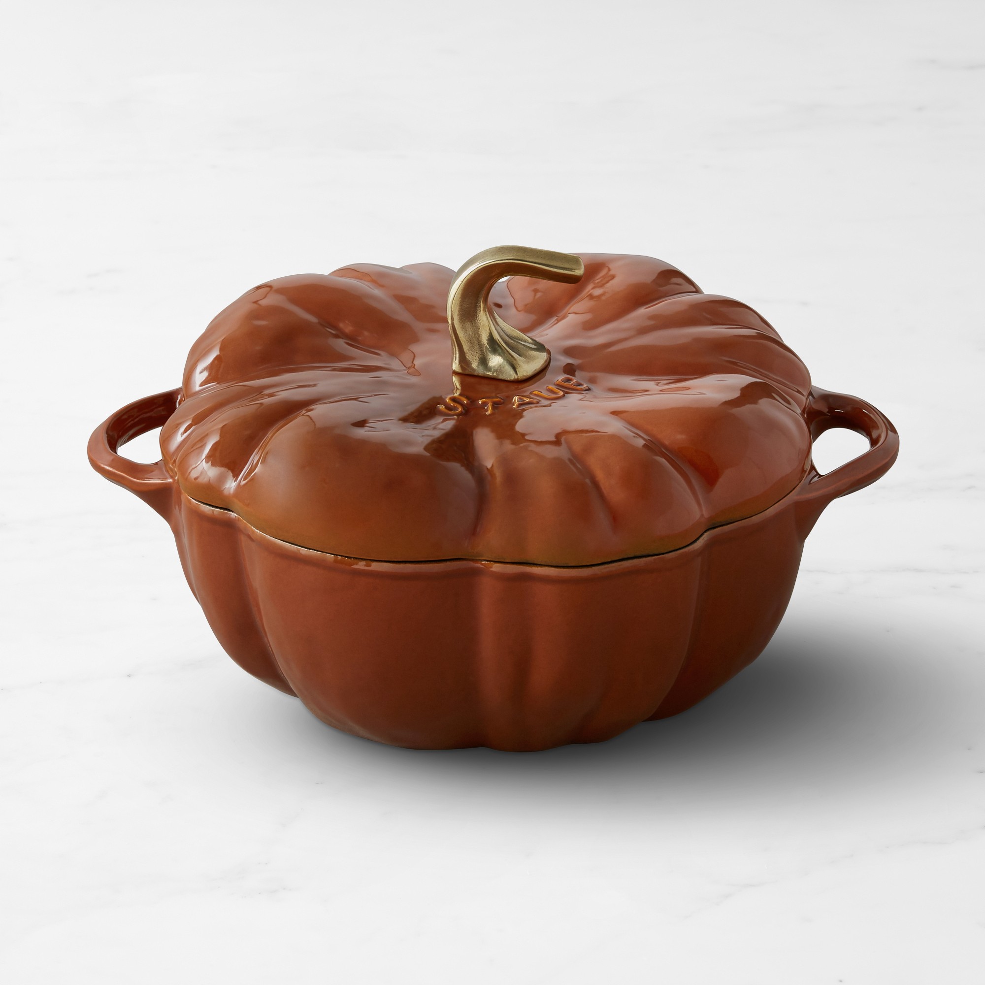 Staub Enameled Cast Iron Pumpkin Cocotte