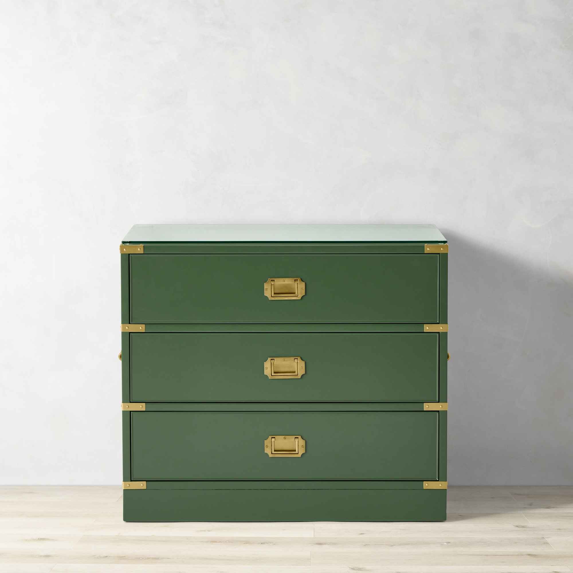 Campaign 3-Drawer Nightstand