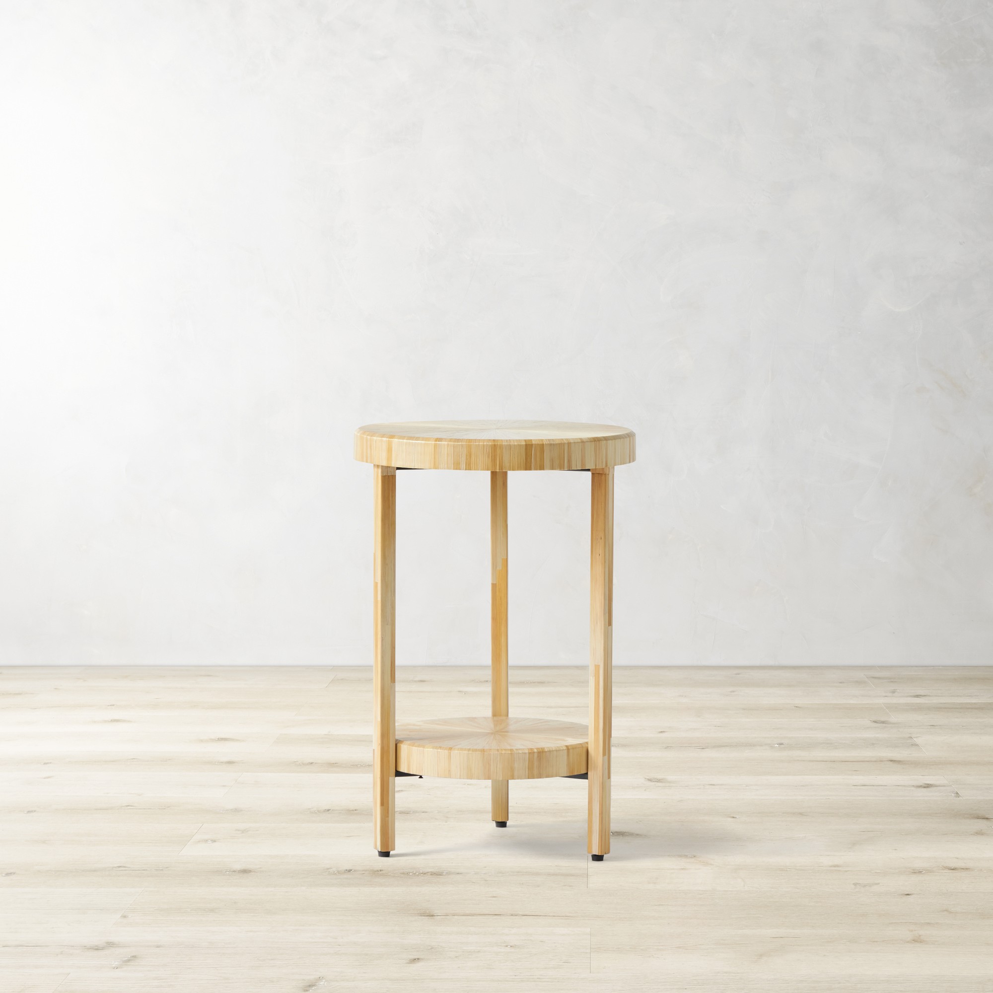 Straw Marquetry Nesting Tables