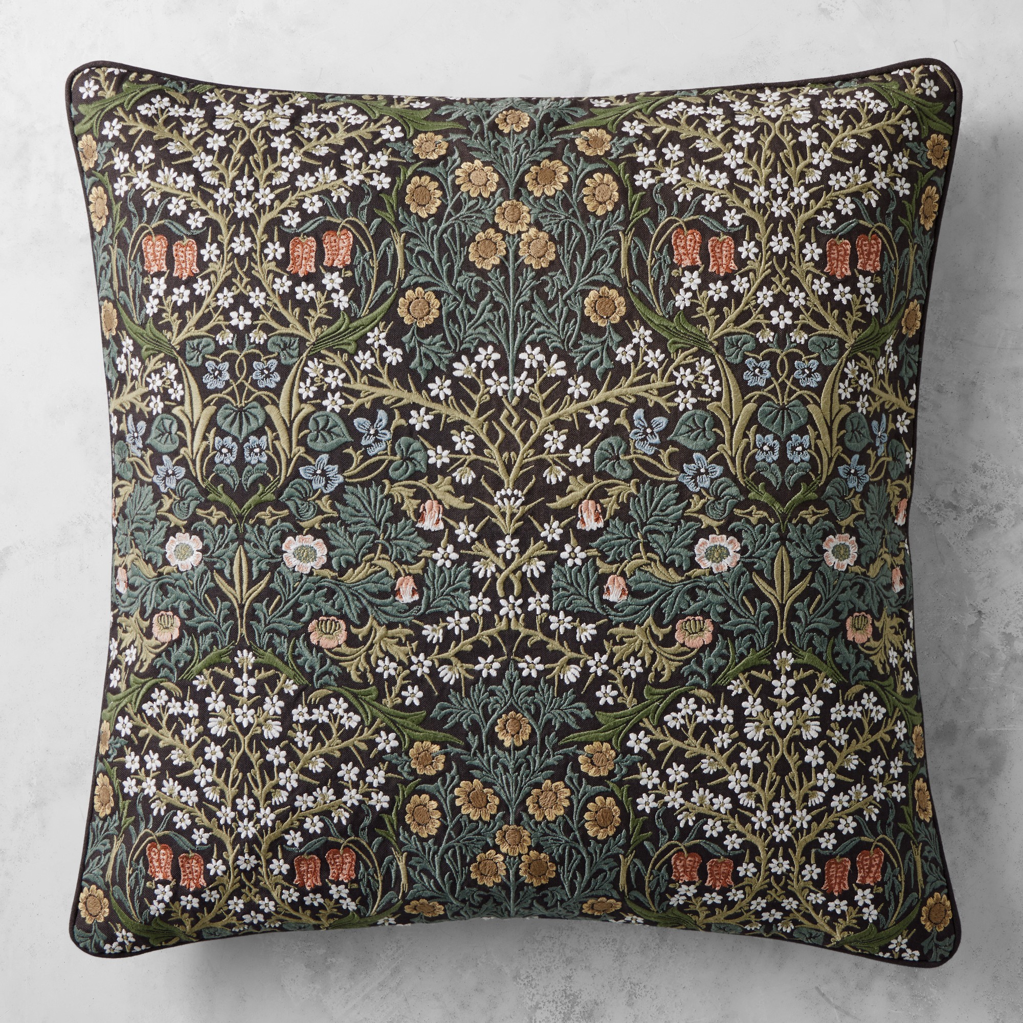 Williams Sonoma Home x Morris & Co. Blackthorn Pillow Cover