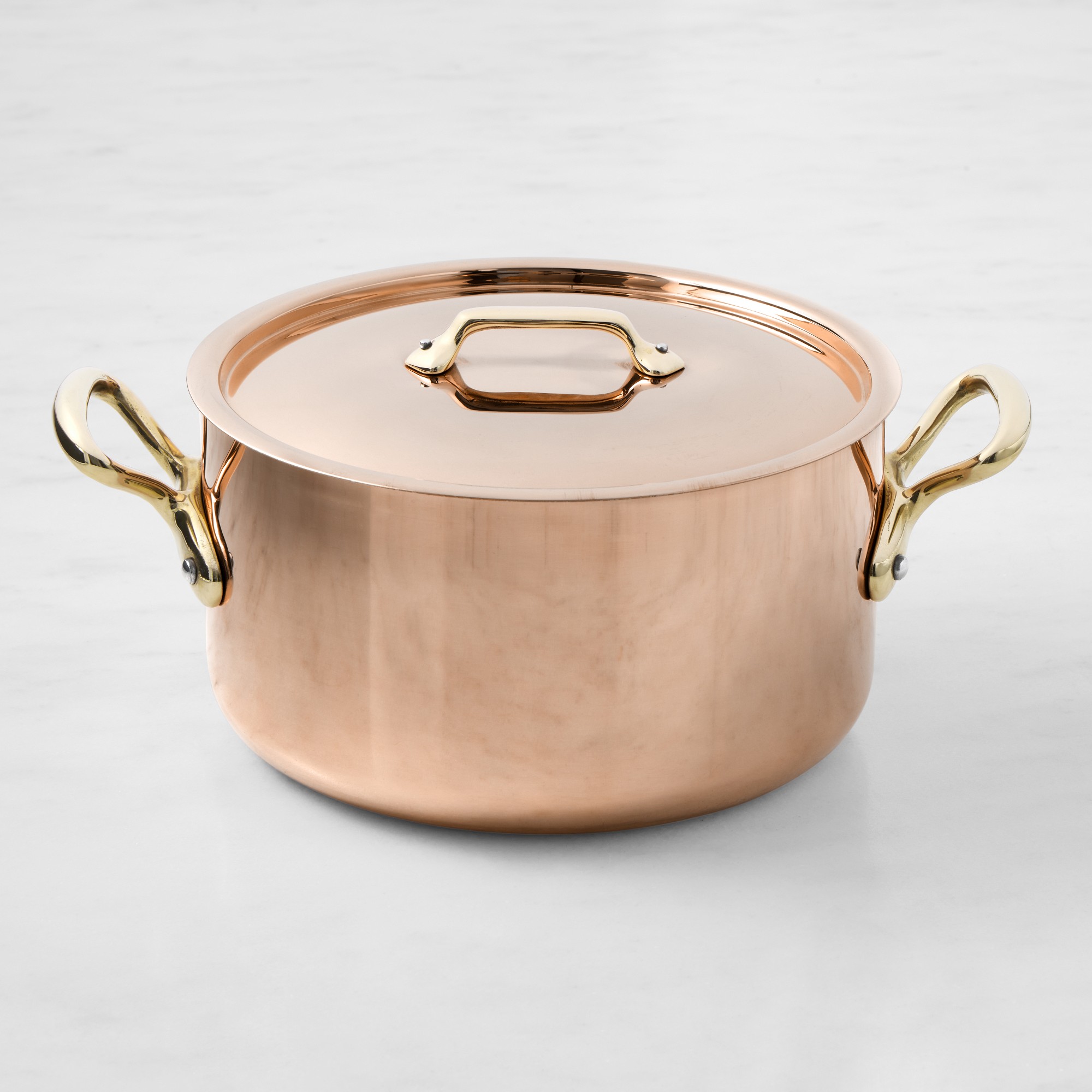 Mauviel Copper M'250 B Stew Stockpot, 5-Qt.