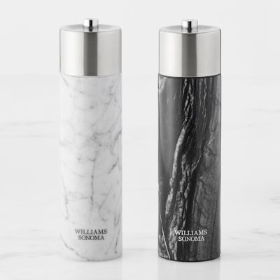 Williams Sonoma Signature Marble Salt & Pepper Grinders | Williams Sonoma