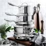 Williams Sonoma Thermo-Clad&#8482; Stainless-Steel 20-Piece Cookware Set