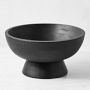 Black Wood Fruit Bowl