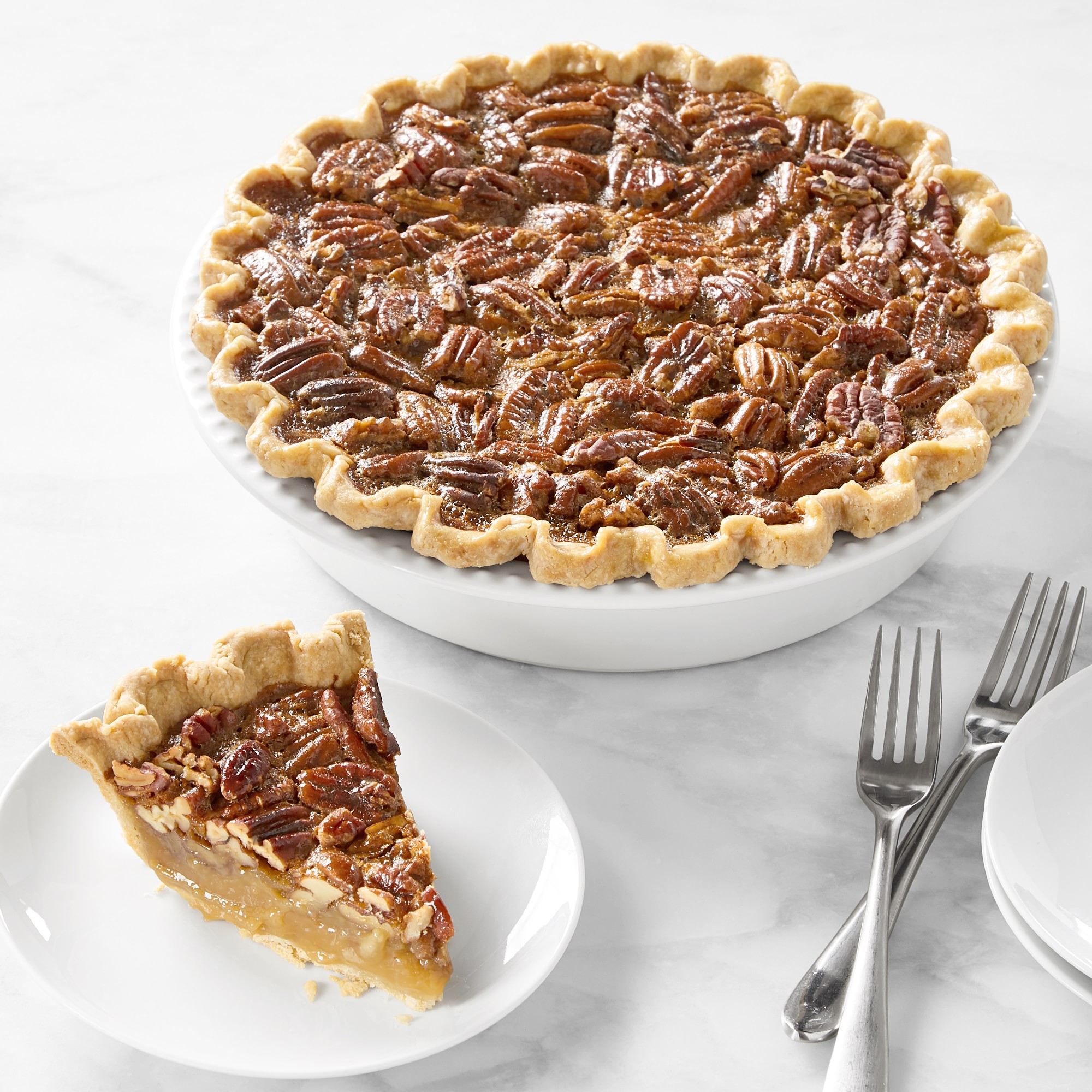 Southern Baked Pie Pecan Caramel Pie, Serves 8-10