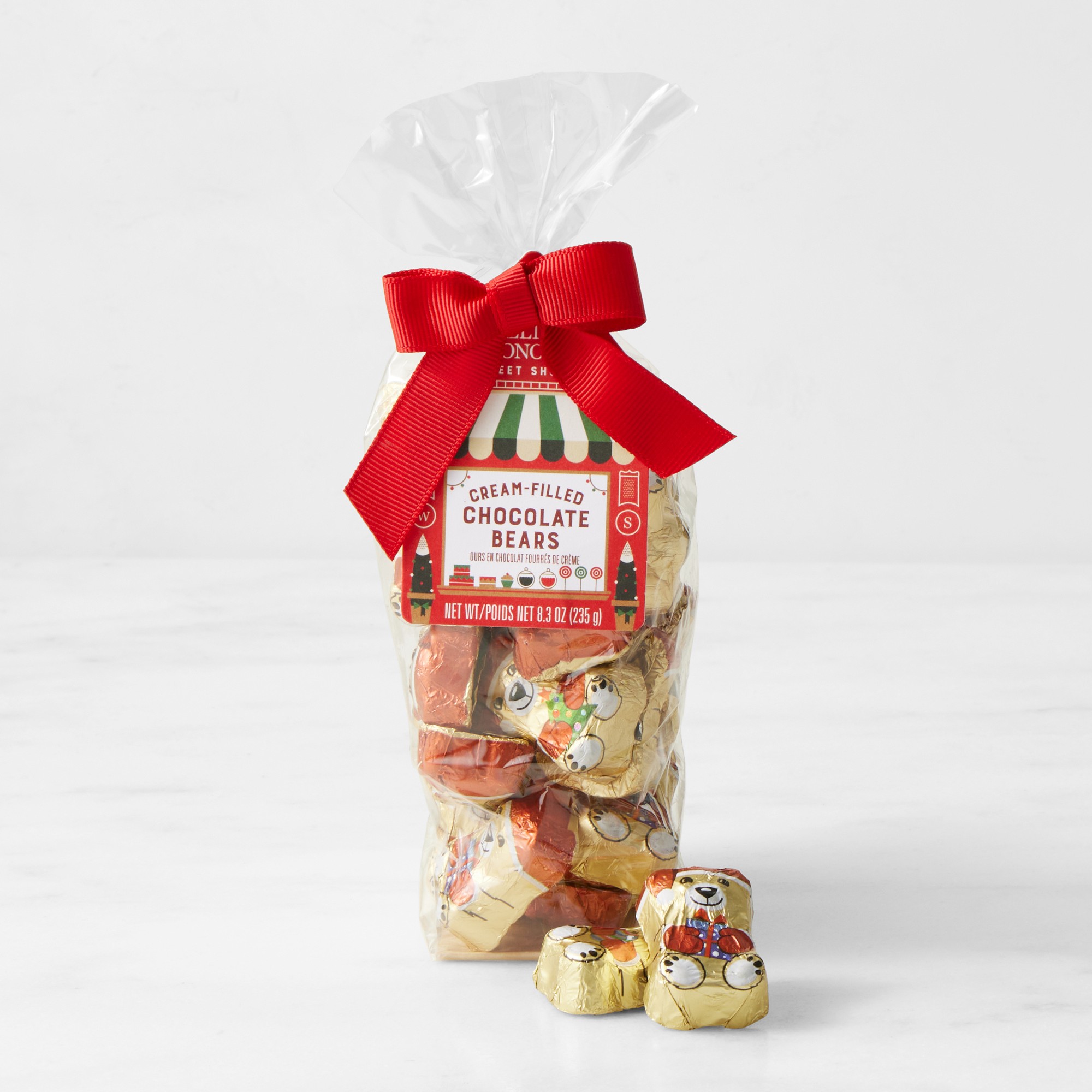 Williams Sonoma Cream Filled Chocolate Teddy Bears