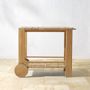 Larnaca Teak Bar Cart, Natural