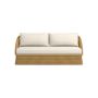 AERIN East Hampton Sofa Cushion, Sunbrella Performance Canvas, Natural