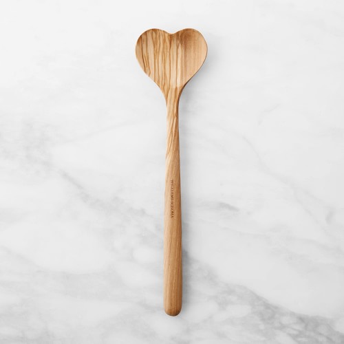 Williams Sonoma Olivewood Heart Spoon, 12