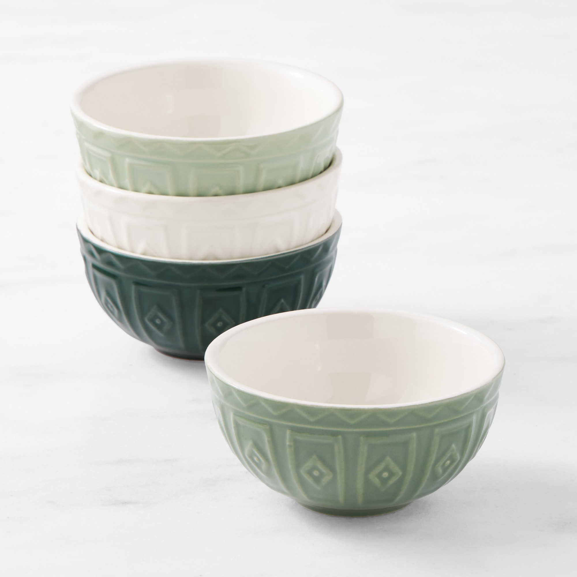 Mason Cash Prep Bowls Set of 4, Sage