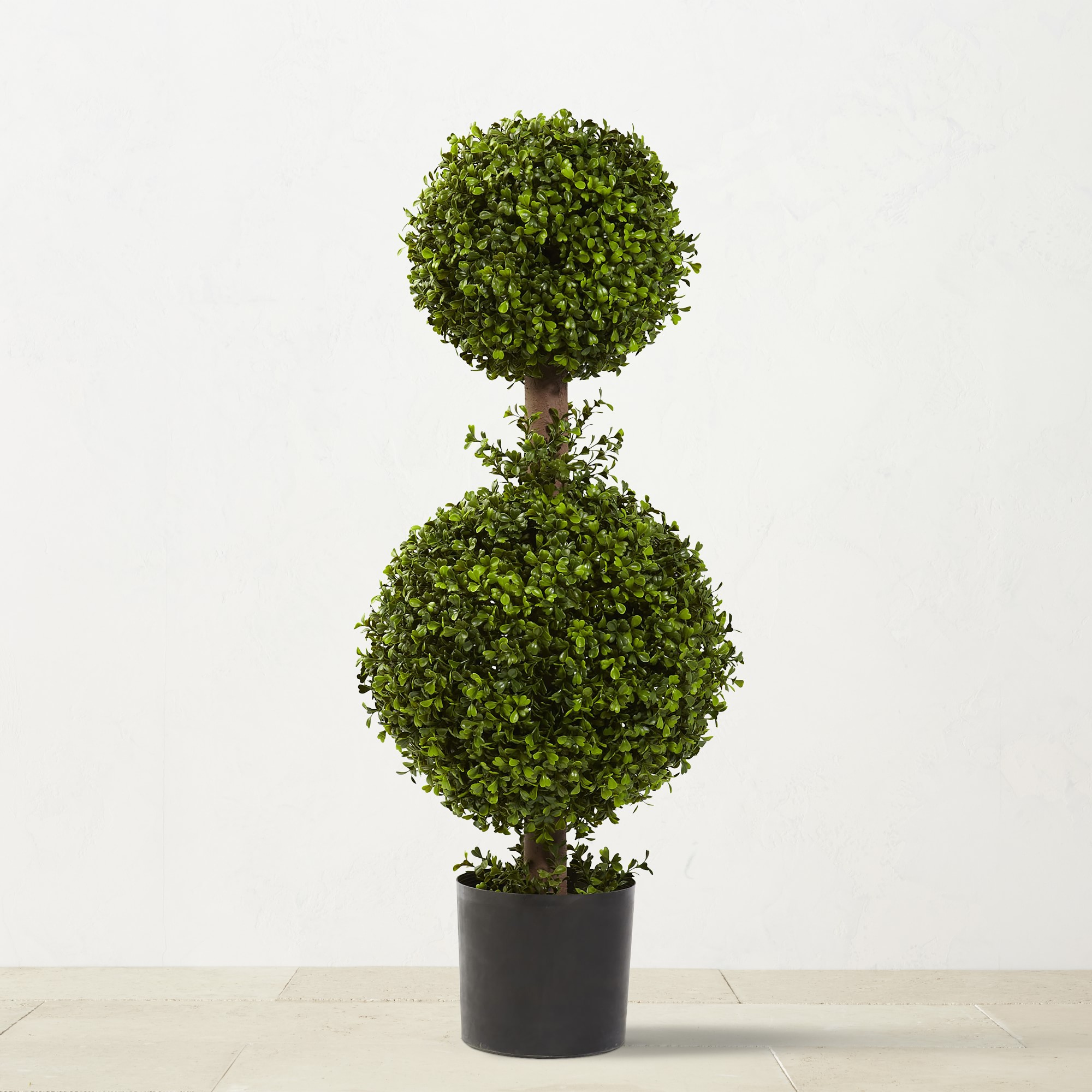 3' Faux Double Boxwood Topiary