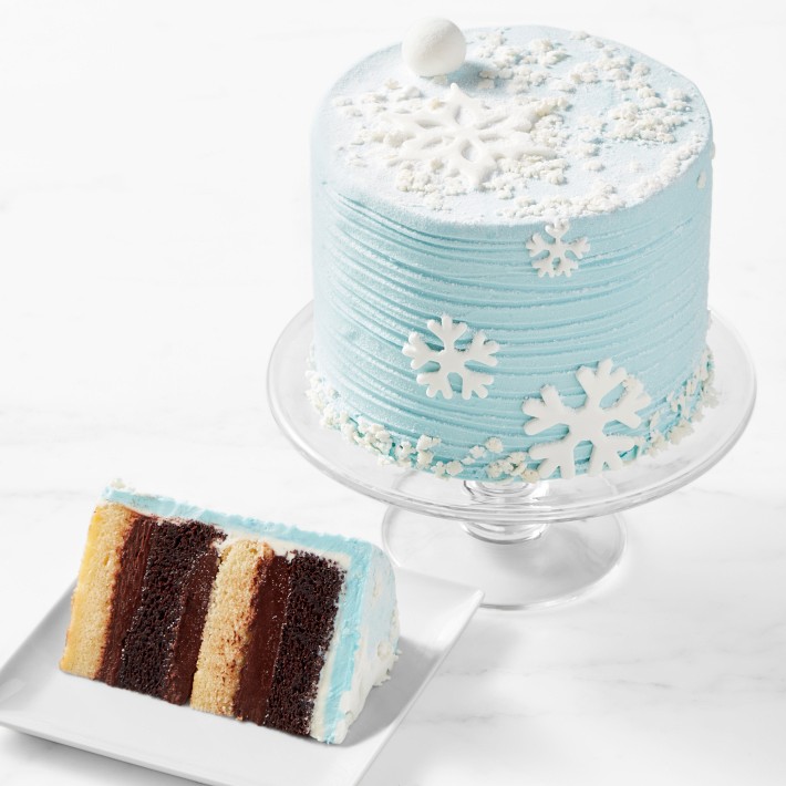 Snowflake Four-Layer Cake, Serves 8-10