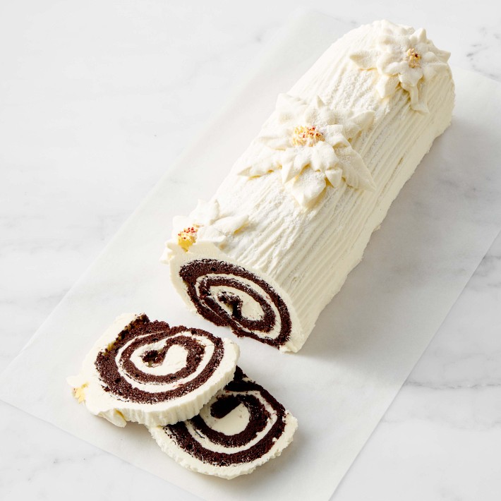 Winter Wonderland Buche De Noel Cake Serves 15 20 Williams Sonoma