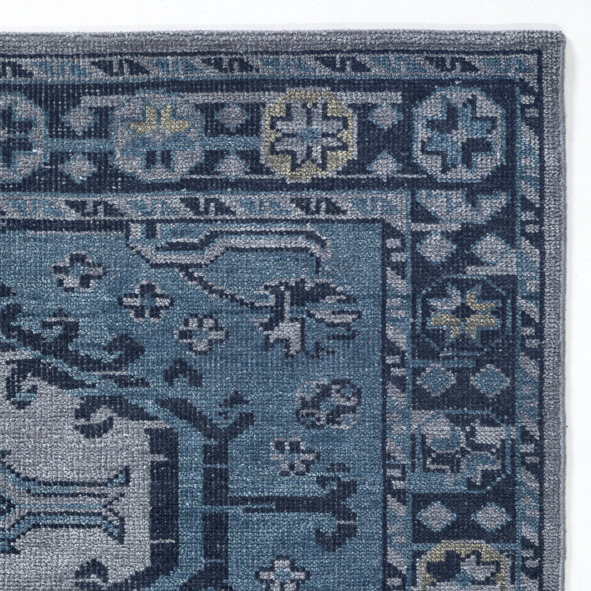 Hand Knotted Anatolia Overdyed Rug Swatch