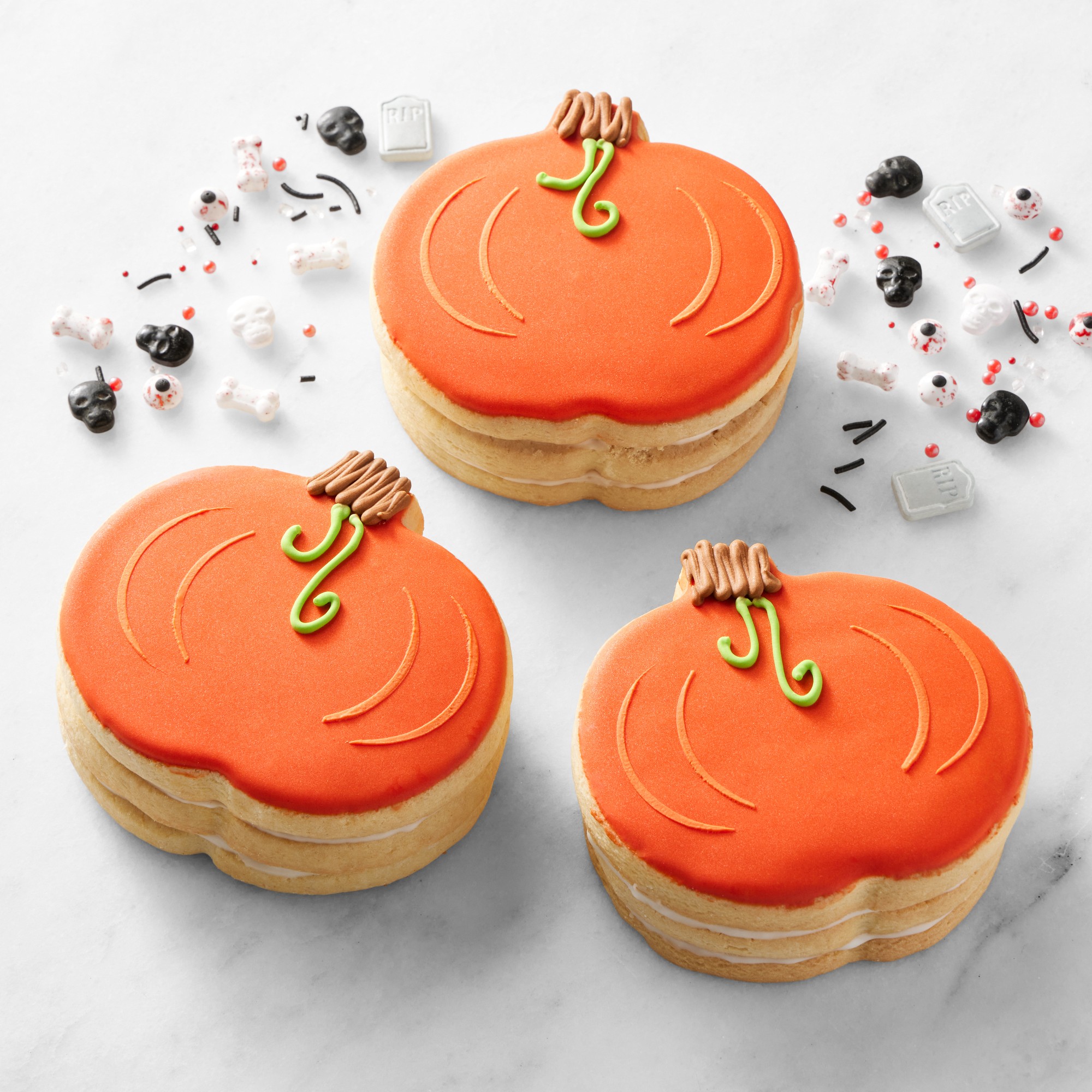 Pumpkin Surprise Cookies, Set of 3