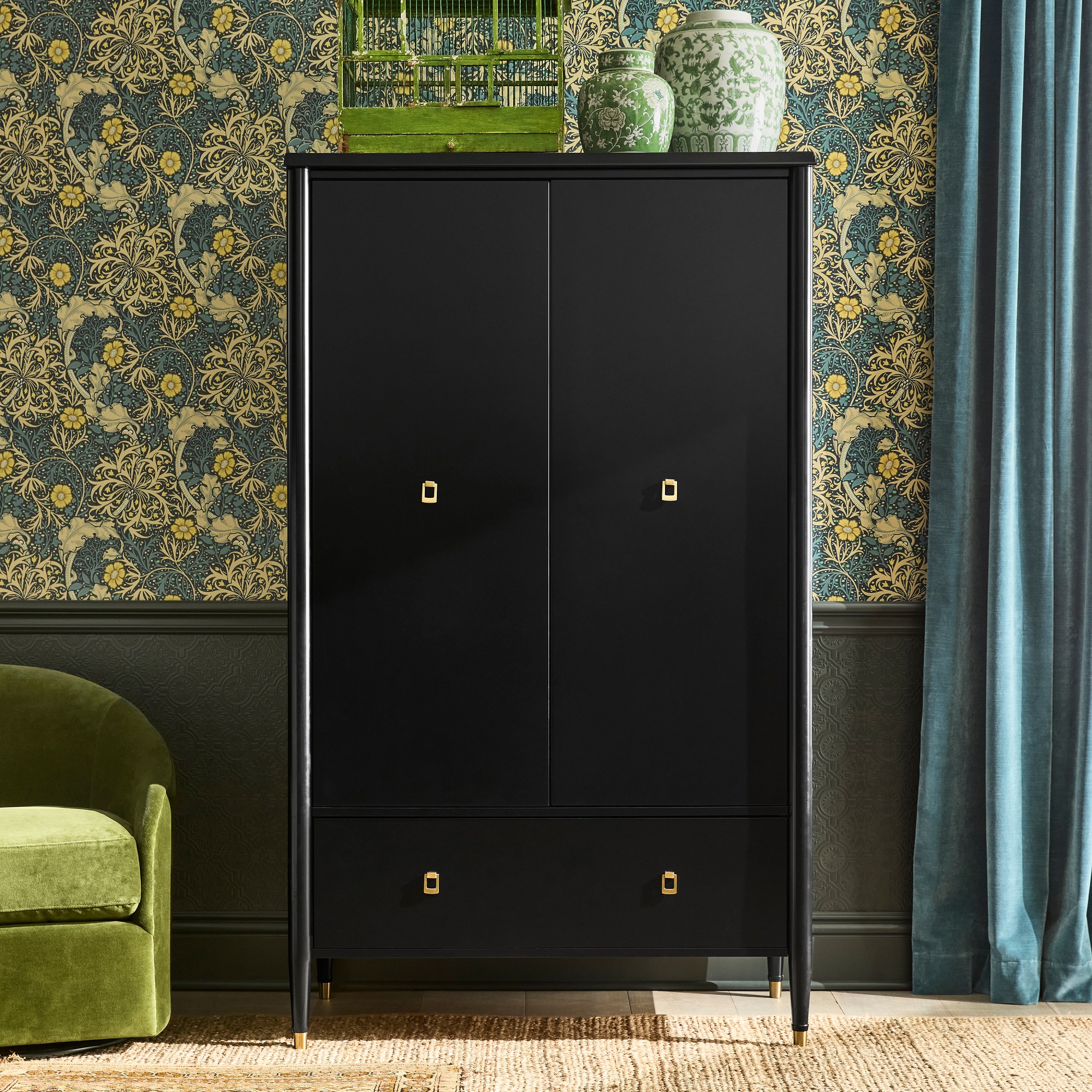 Lacourte 1-Drawer Armoire