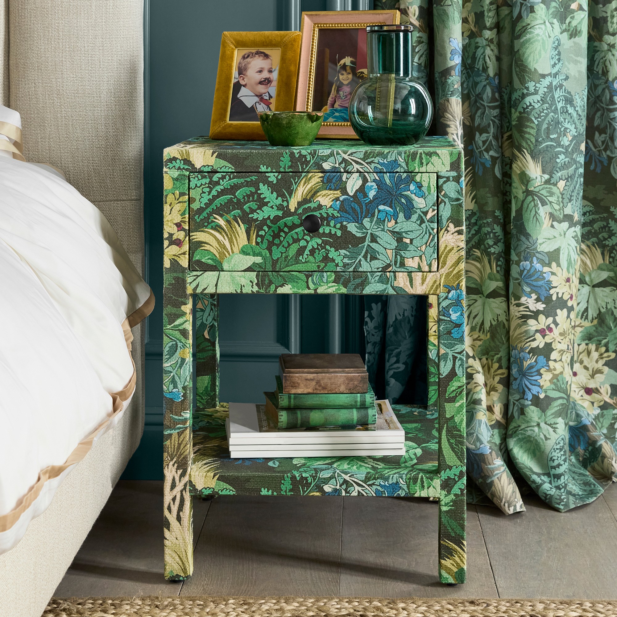 Fern Forest 1-Drawer Nightstand