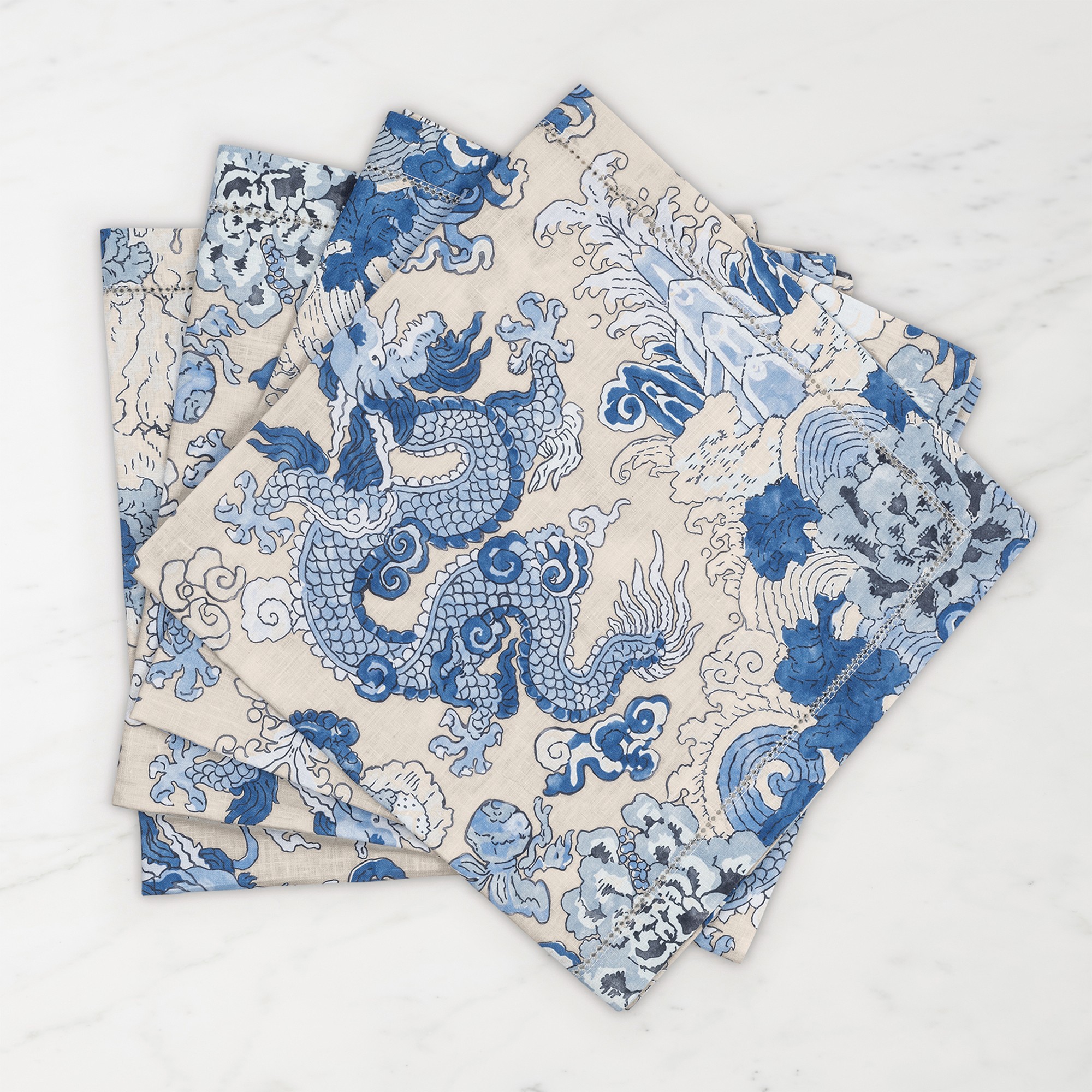 Matouk Schumacher Magic Mountain Napkins, Set of 4