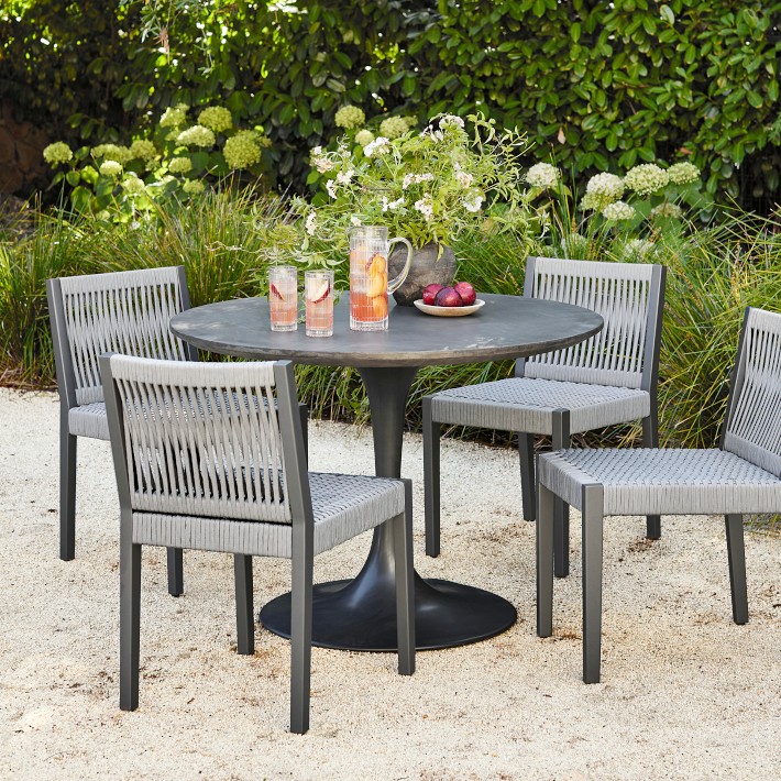 Tulip Outdoor Round Dining Table (42&quot;-56&quot;)