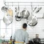 Open Kitchen by Williams Sonoma Stainless-Steel 10-Piece Cookware Set