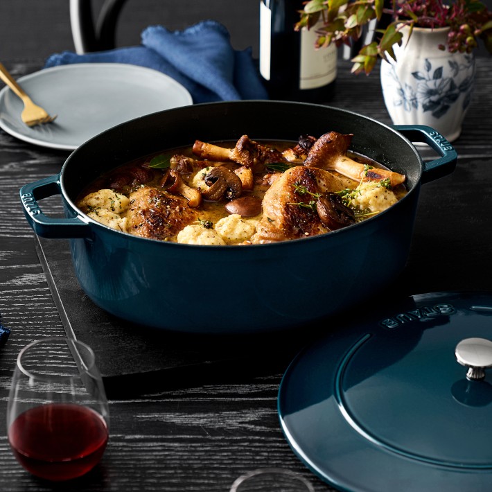 Online Staub Enameled Shallow Oven