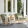 Larnaca Outdoor Natural Teak Rocker